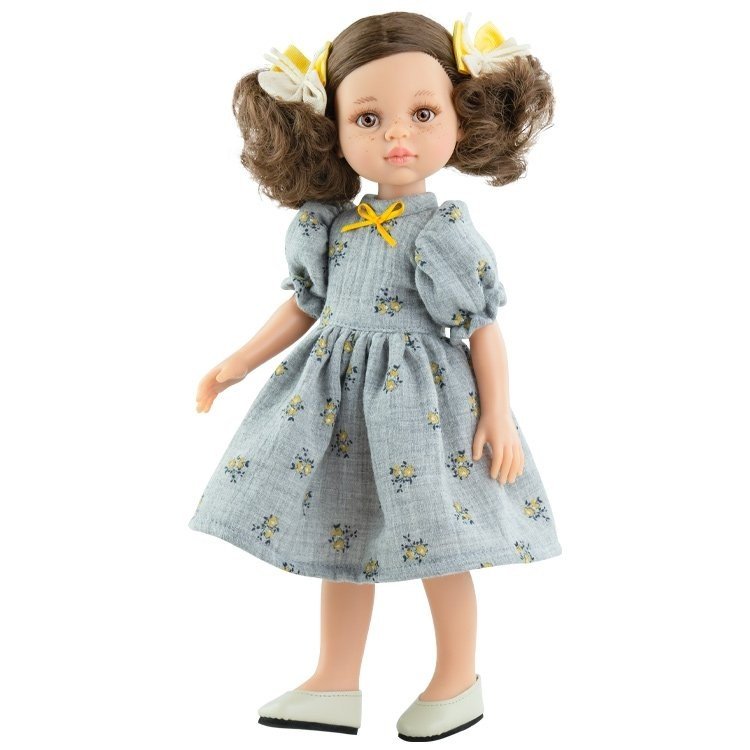 Fabi in Gray Dress (Las Amigas)
