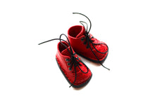 Load image into Gallery viewer, Handmade Lace-Up Leather Booties
