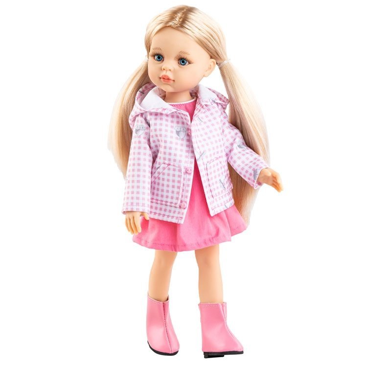 Rosa in Pink Dress and Checkered Jacket (Las Amigas)