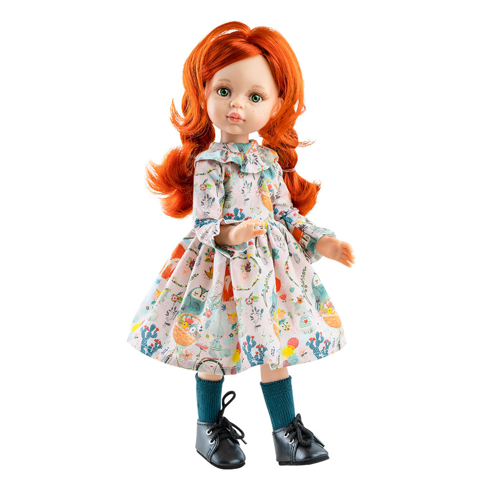 Articulated Cristi with Braids in Whimsical Dress Las Amigas