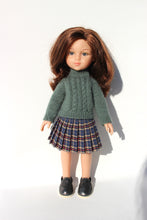 Load image into Gallery viewer, Sweater and Plaid Skirt Set
